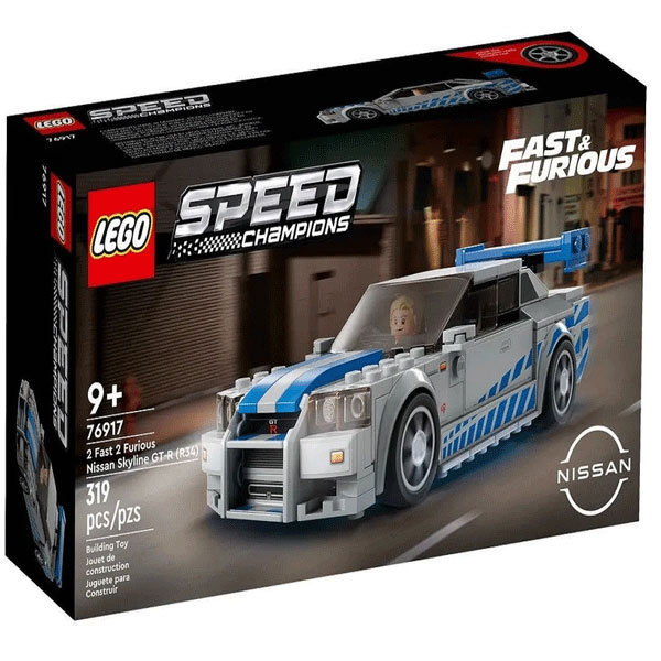 لگو سری اسپید مدل 2 Fast 2 Furious Nissan Skyline GT-R (R34) کد 76917