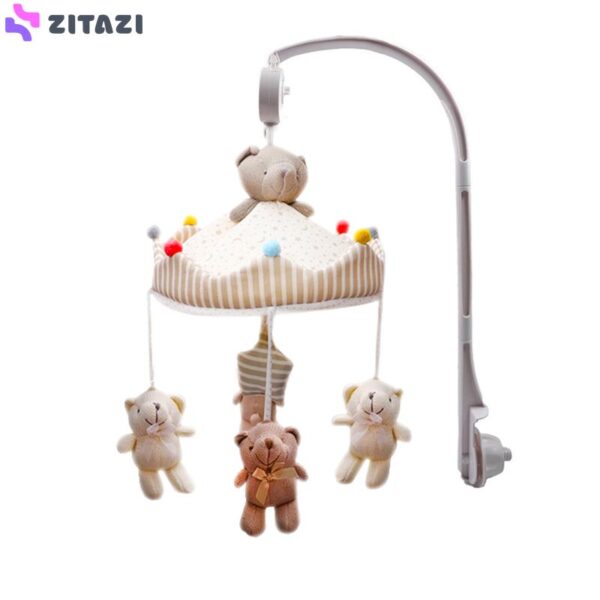 آویز تخت کودک بیبی فور لایف مدل موزیکال کد 2308.2