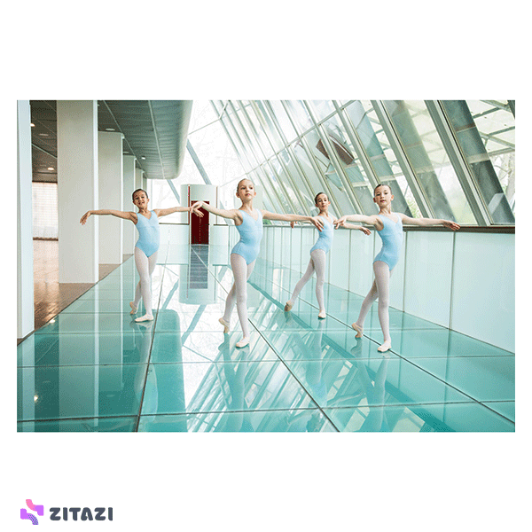 لباس دخترانه باله مدل STAREVER Children's Ballet Swimsuit