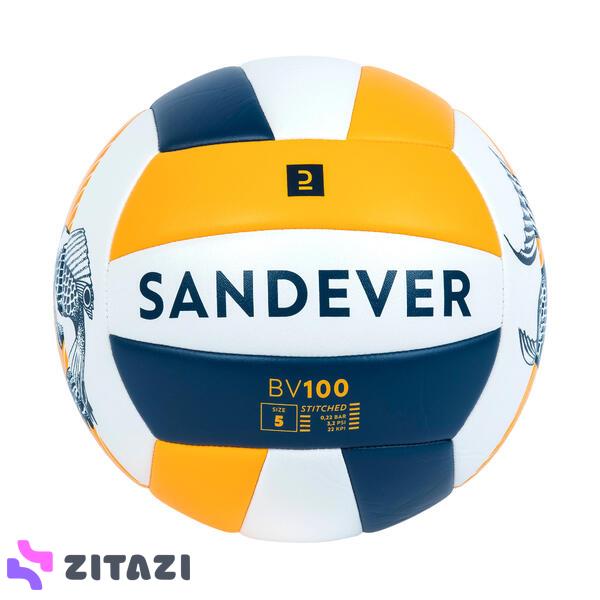 Plaj Voleybolu Topu - 5 Numara - Turuncu / Balık Deseni - BV100 Classic