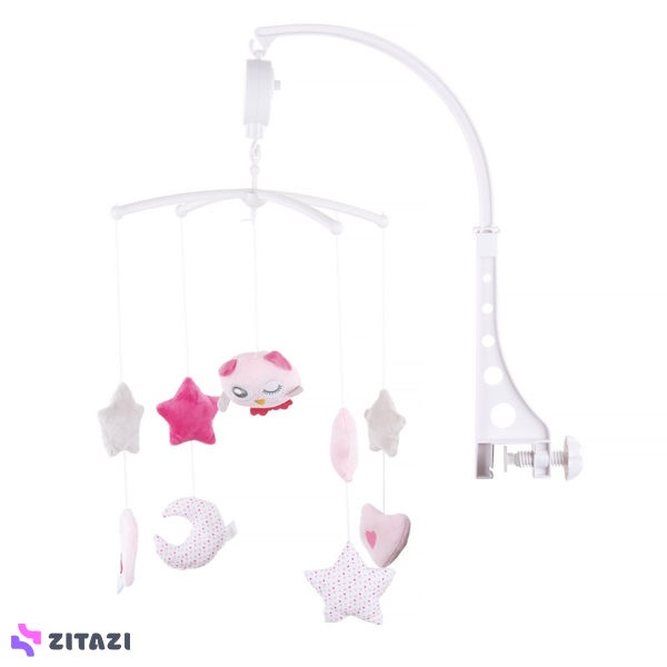 آویز تخت کودک چیپولینو مدل Pink Chicken
