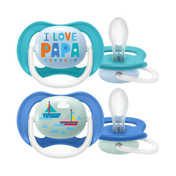 ست پستانک 2 عددی اونت مدل ultra air happy کد SCF080/03-04