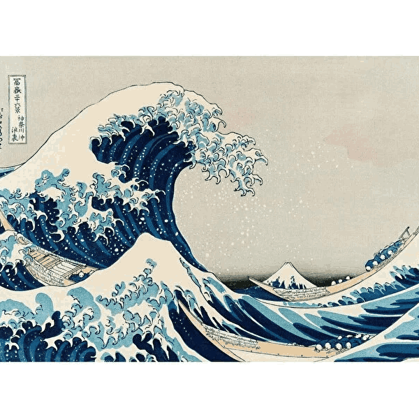 پازل 1000 تکه آرت پازل طرح Great Wave Kanagawa کد 5243