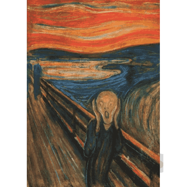 پازل 1000 تکه آرت پازل طرح Scream کد 5203