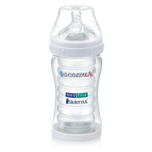 شیشه شیر 220 میلی لیتر بی بی سیل مدل SILBOTTLE