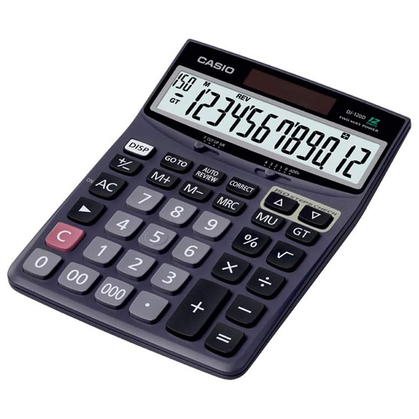 ماشین حساب رومیزی 12 رقمی کاسیو Casio مدل DJ-120D Plus