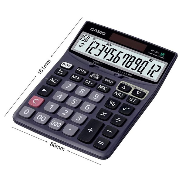 ماشین حساب رومیزی 12 رقمی کاسیو Casio مدل DJ-120D Plus