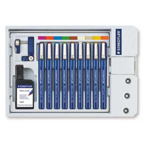 مجموعه مداد طراحی فنی استدلر Staedtler مدل Mars Matic 700