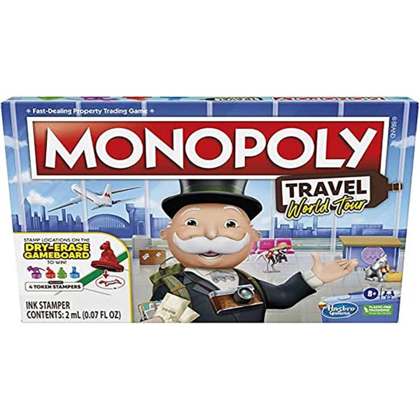 بازی فکری مونوپولی هاسبرو مدل Monopoly Travel World Tour