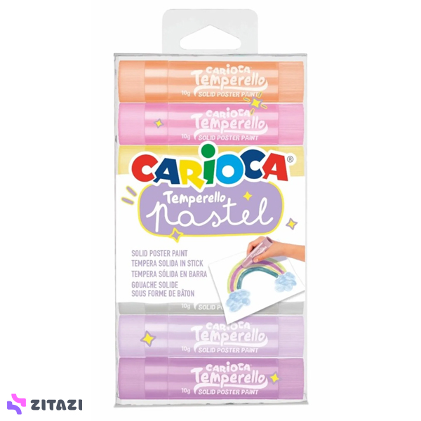 بسته 8 عددی رنگ پاستلی Temperollo برند Carioca