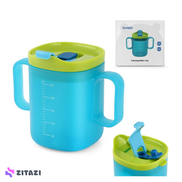 لیوان آبخوری 250ml کودک Guqqo آبی