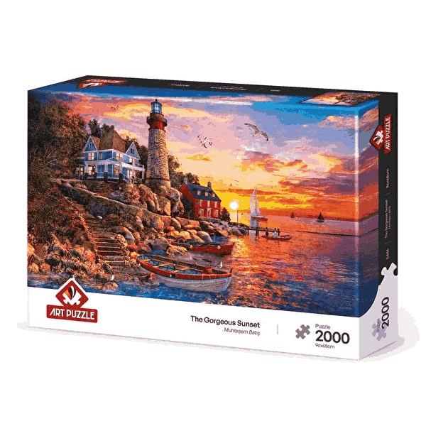 پازل 2000 تکه آرت پازل طرح Magnificent Sunset کد 5486