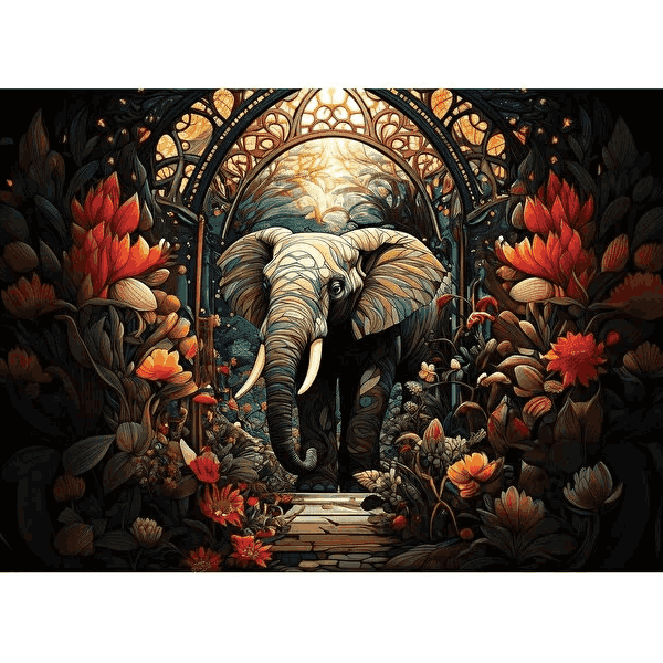 پازل 1000 تکه آرت پازل طرح Guardian of Flowers کد 5254