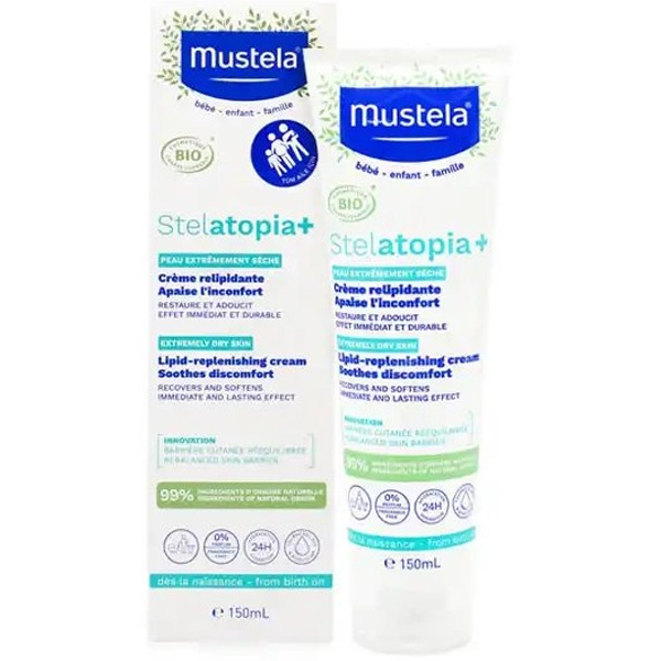 کرم مرطوب کننده پوست نوزاد 150 میلی لیتر موستلا مدل Stelatopia