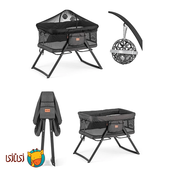 گهواره آلومینیومی کودک و تخت خواب شو  کنار مادر ولگرو Wellgro Folding