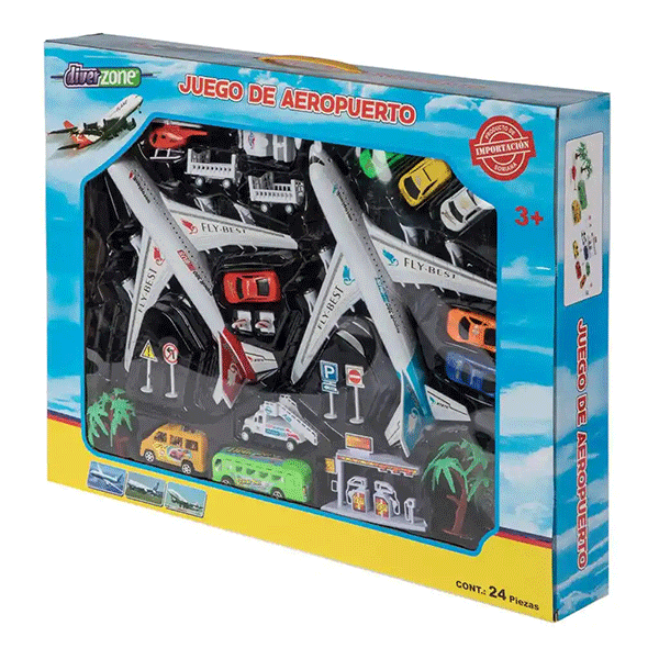 ست کامل فرودگاه کودک FLY-BEST – شامل ۲۴ قطعه
