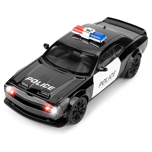 ماکت ماشین عقبکش مدل Dodge Challenger police مقیاس 1:24