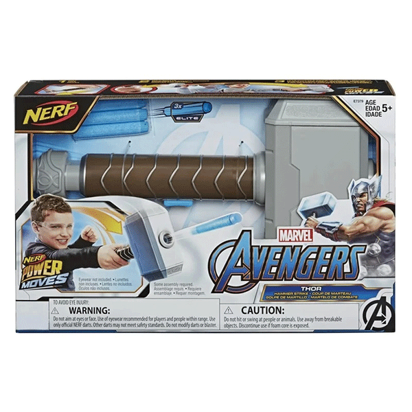 چکش تور Nerf مدل Power Moves با قابلیت پرتاب تیر