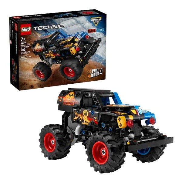 لگو سری تکنیک مدل Monster Jam Grave Digger Fire and Ice کد 42219