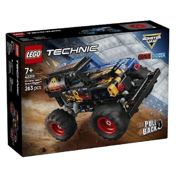 لگو سری تکنیک مدل Monster Jam Grave Digger Fire and Ice کد 42219