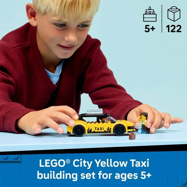 لگو سری سیتی مدل Yellow Taxi کد 60487