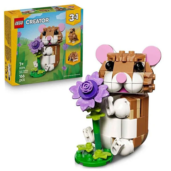 لگو سری کریتور مدل Cute Hamster with a Flower کد 31376