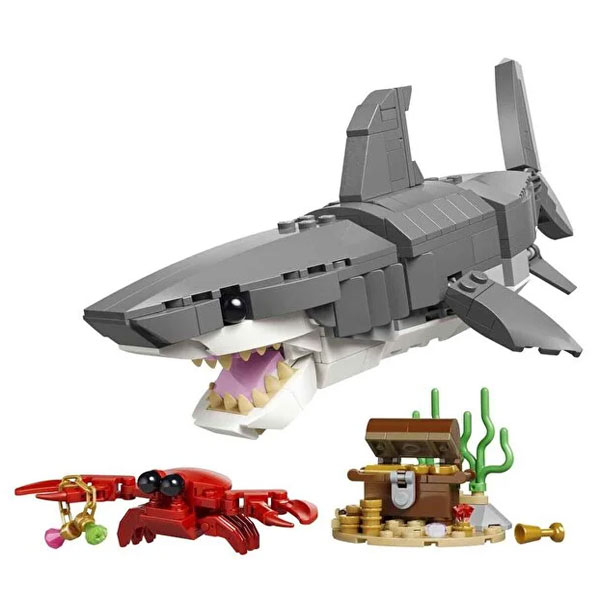 لگو سری کریتور مدل Fierce Shark with a Treasure Chest کد 31381