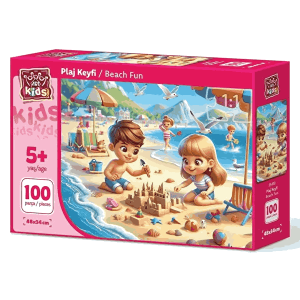 پازل 100 تکه آرت پازل مدل Beach Fun کد 35419