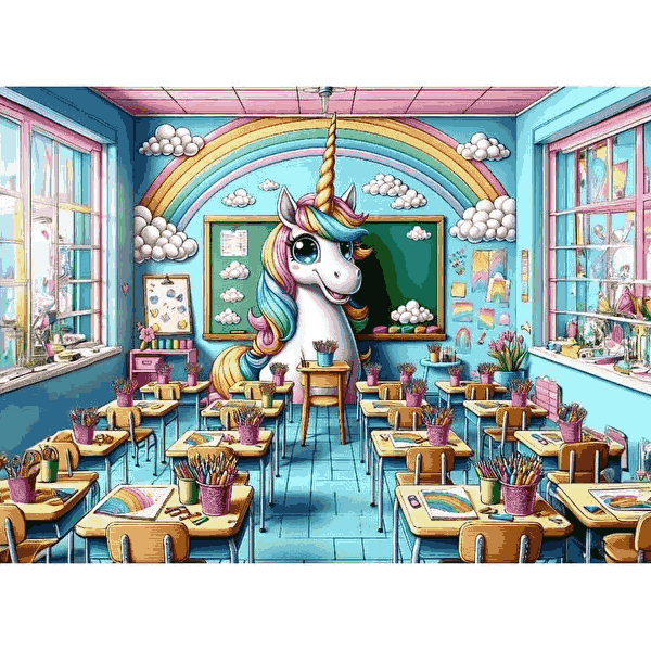 پازل 100 تکه آرت پازل مدل Class of Dreams کد 35411