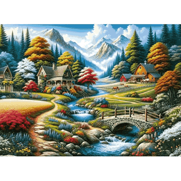 پازل 260 تکه آرت پازل مدل Field of Colors کد 40266