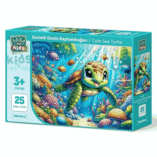 پازل 25 تکه آرت پازل مدل Cute Sea Turtle کد 35045