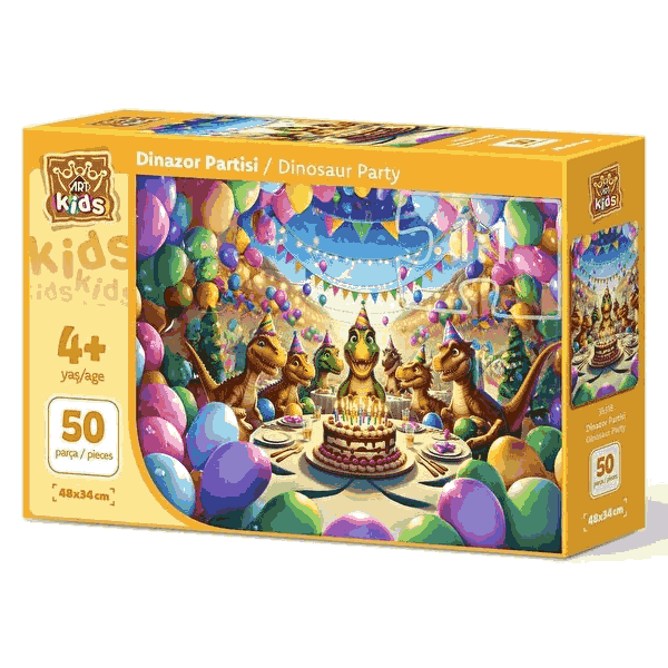 پازل 50 تکه آرت پازل مدل Dinosaur Party کد 35318
