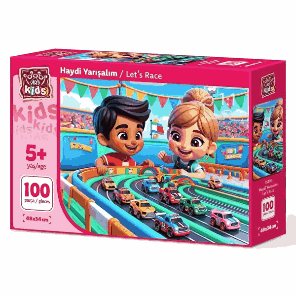 پازل 100 تکه آرت پازل مدل Let's Race کد 35418