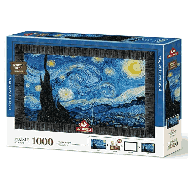 پازل 1000 تکه آرت پازل مدل The Starry Night کد 5689