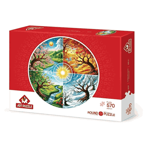 پازل 570 تکه آرت پازل مدل The Wheel of Four Seasons کد 45709