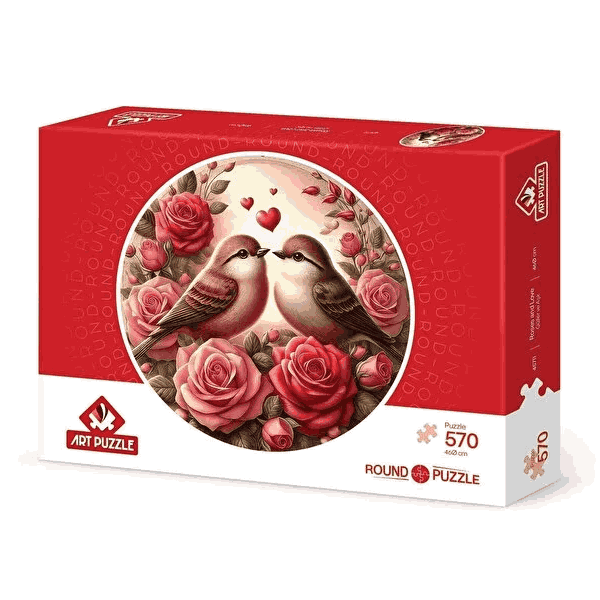 پازل 570 تکه آرت پازل مدل Roses and Love کد 45711