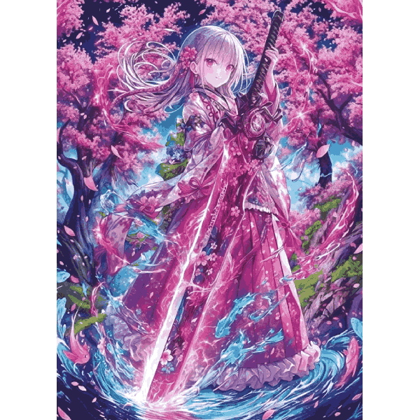 پازل 1000 تکه آرت پازل مدل Pink Blade کد 41040