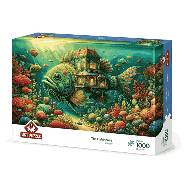 پازل 1000 تکه آرت پازل مدل The Fish House کد 41042
