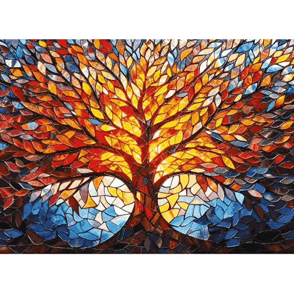 پازل 1000 تکه آرت پازل مدل Mosaic Tree of Life کد 41043