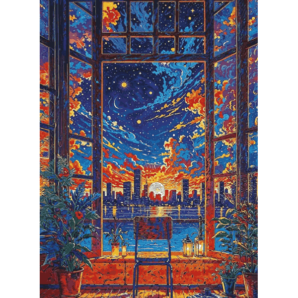 پازل 1000 تکه آرت پازل مدل Dream Window کد 41031