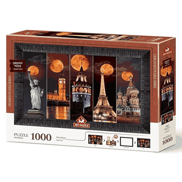 پازل 1000 تکه آرت پازل مدل Blood Moon کد 5664