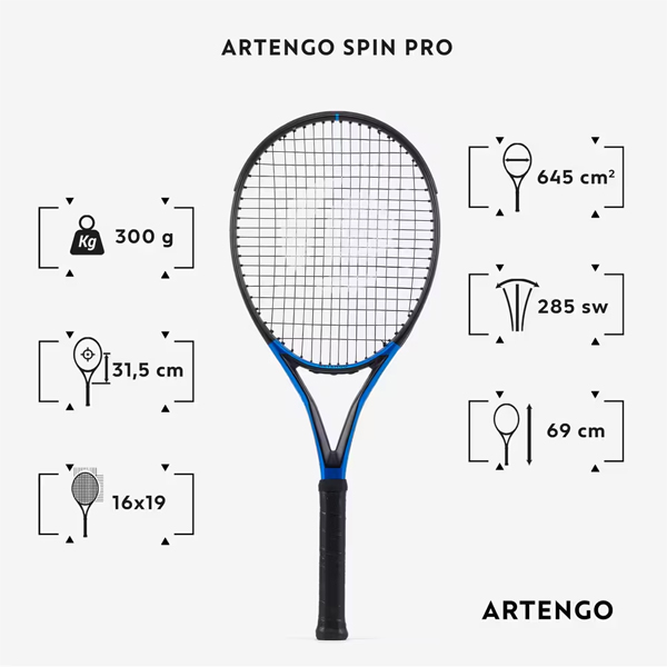 راکت تنیس آرتنگو مدل TR930 SPIN PRO